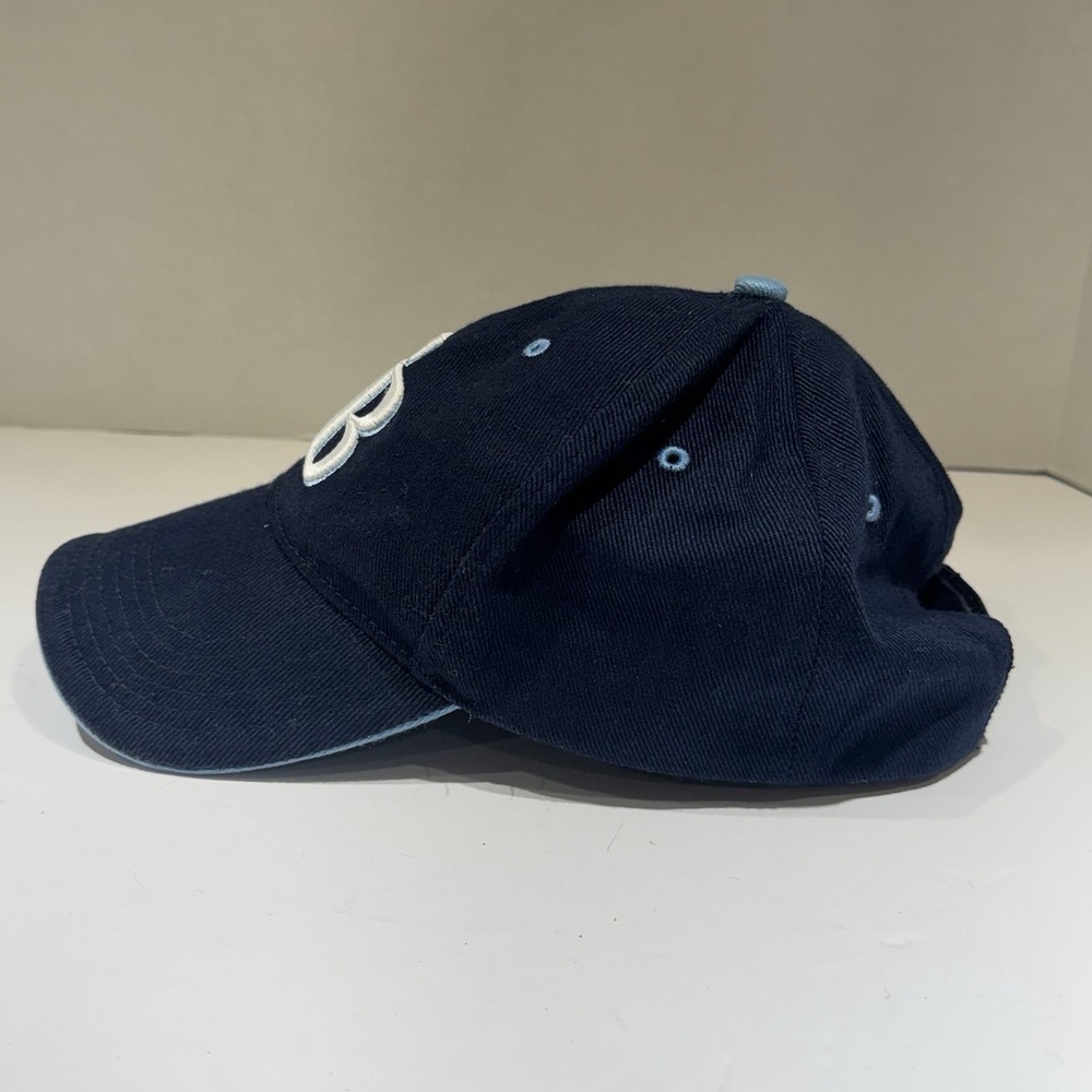 FAN Favorite Tampa Bay Rays TB Navy Blue Baseball Hat Cap Hook Loop Closure - Picture 4 of 7